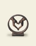 Bronze Hands Love Gesture Sculpture
