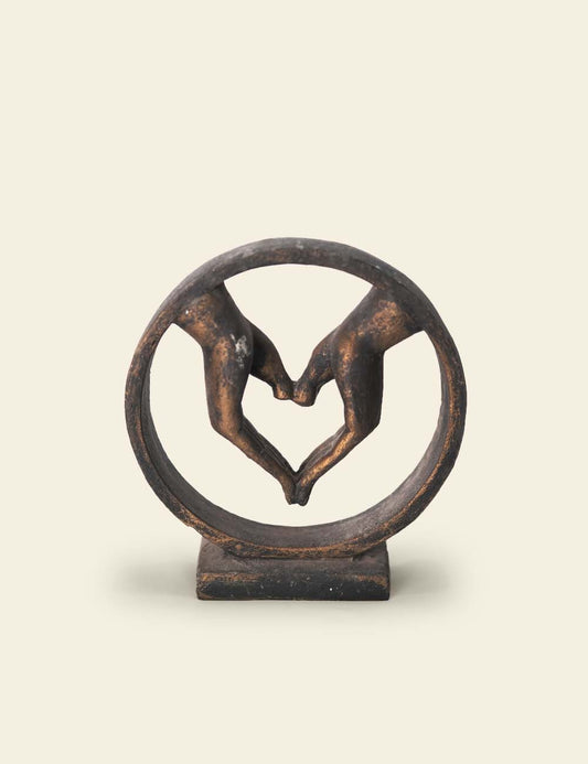 Bronze Hands Love Gesture Sculpture