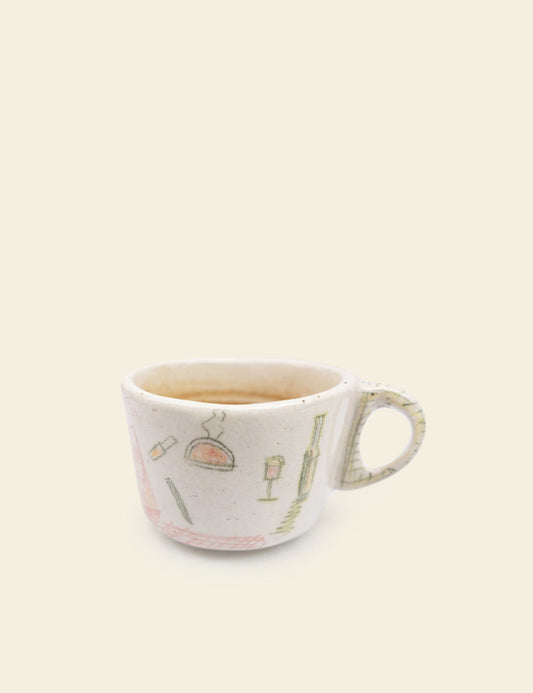 Japanese Hapun Pottery Cup