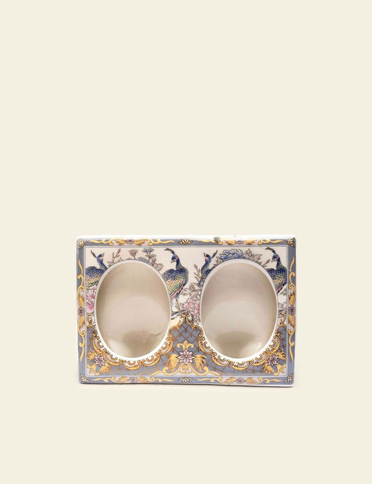 Japanese Porcelain Peacock Picture Frame