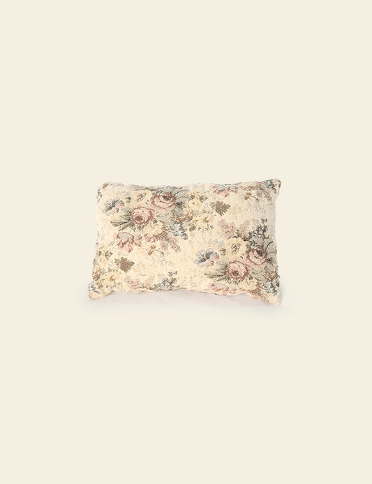 Jacquard Vintage Floral Pillow Cushion