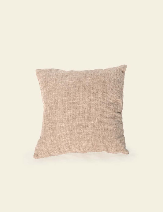 Jute Linen Woven Warm Ivory Cushion