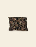 Kashmiri Embroidered Black Beige Cushion