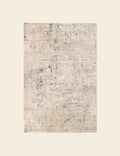 Light Blue & Ivory Abstract Rug