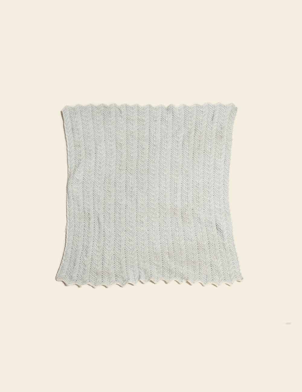 Light Blue Ribbed Weave Placemat