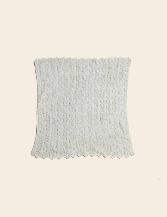 Light Blue Ribbed Weave Placemat