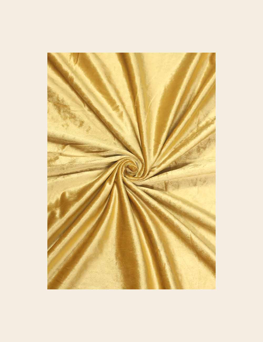 Light Gold Raw Silk Fabric