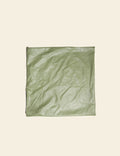 Light Olive Green Faux Leather Cushion Cover