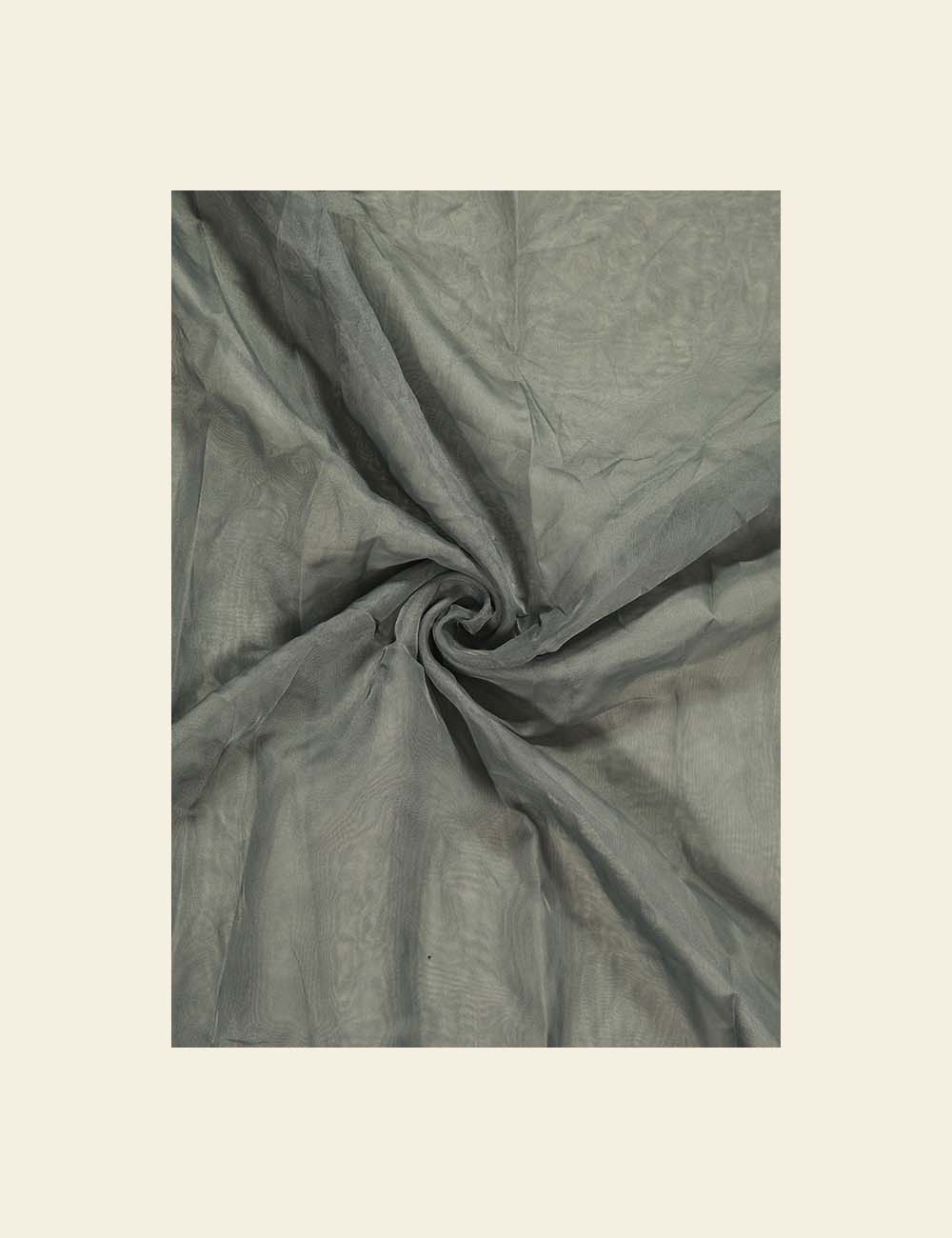 Lightweight Gray Voile Fabric