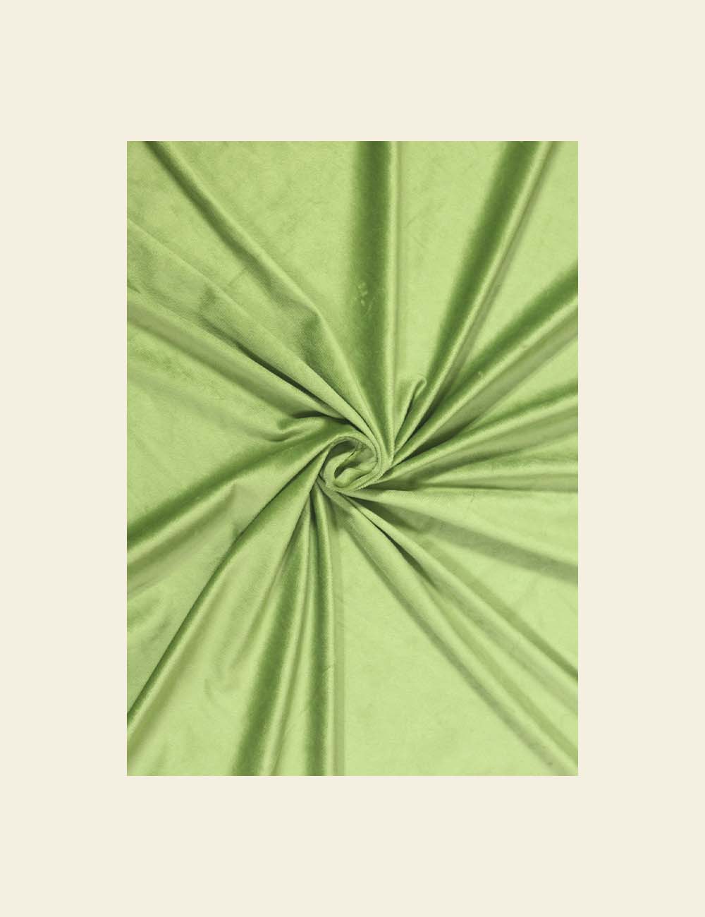 Lime Green Velvet Fabric
