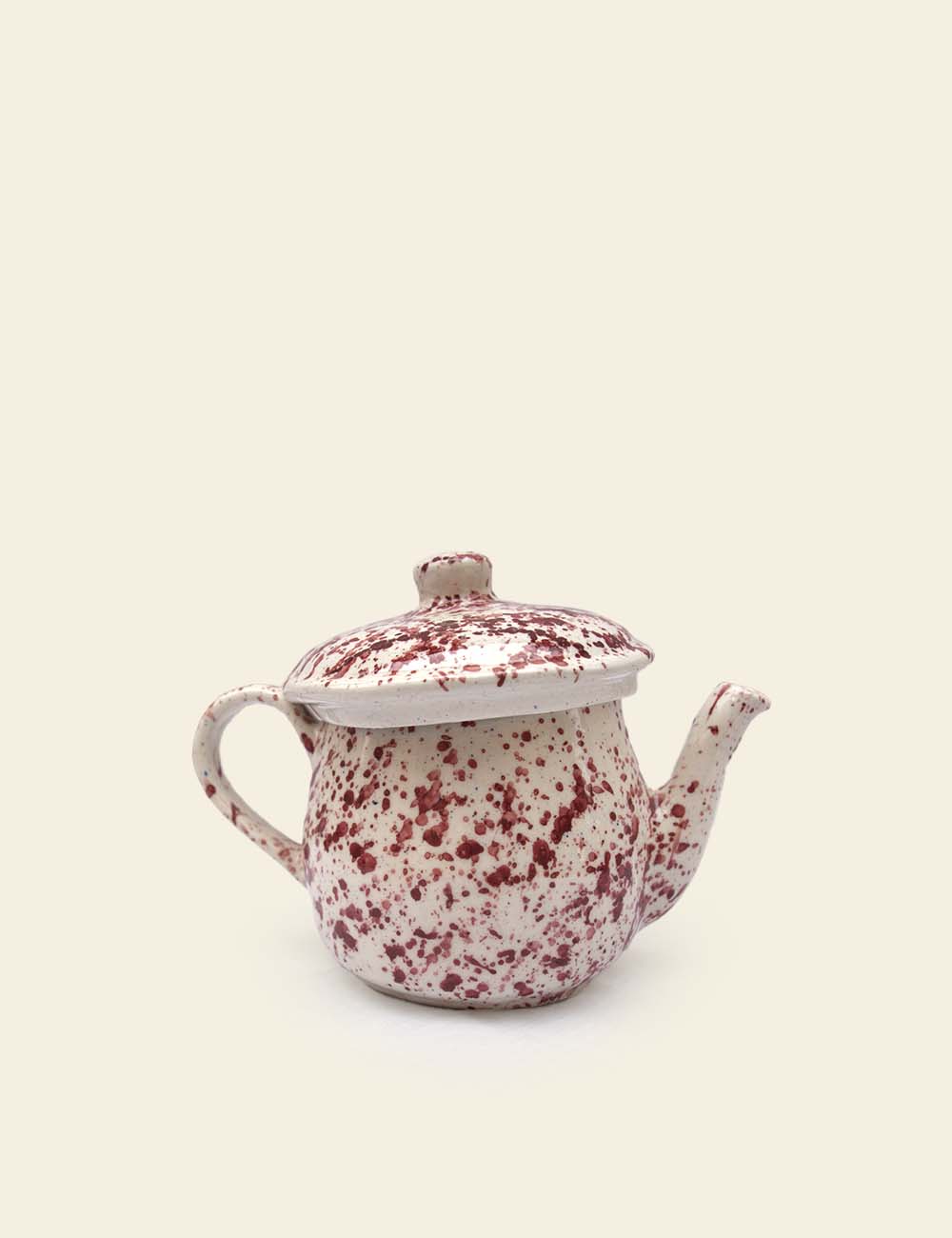 Luncheon Red Speckled Teapot