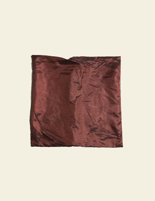 Maroon Silk Cushion Cover