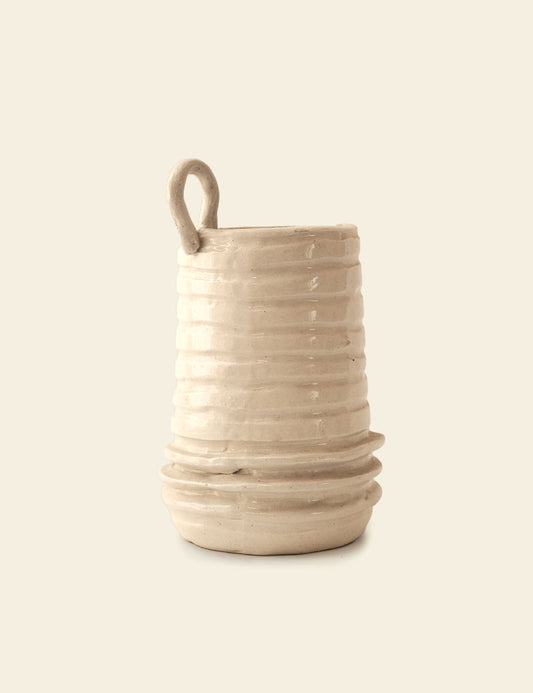 Mud Paper Mâché Vase
