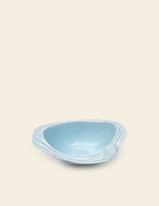 Mud Pie Light Blue Serving Bowl