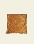 Mustard Brown Silk Cushion Cover