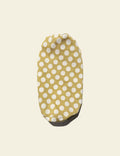 Mustard Yellow & White Polka Dot Back Rest Cover