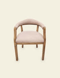 Neutral Toned Upholstered Seat Chair