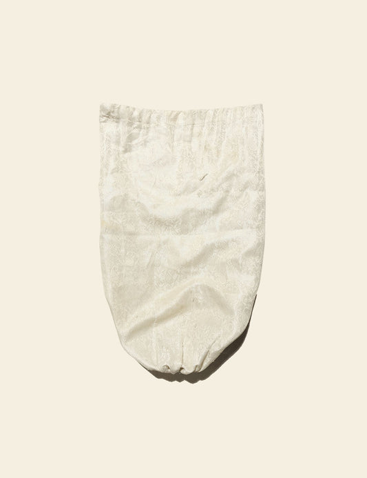 Off-White Jacquard Back Rest Cover