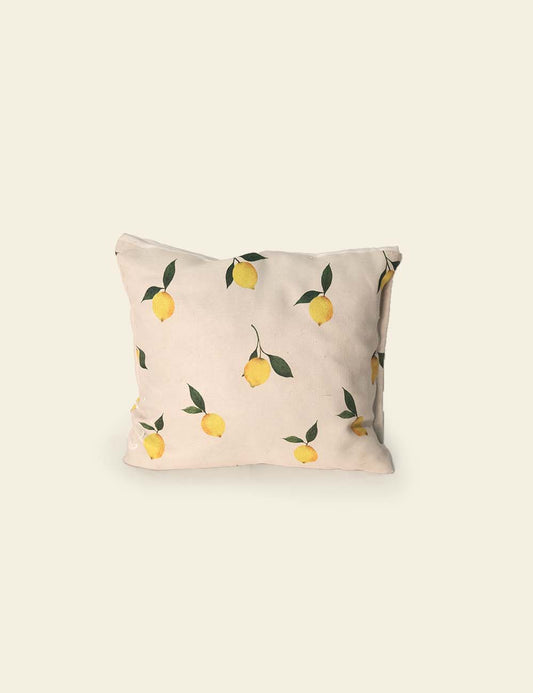 Off White Lemons Cushion