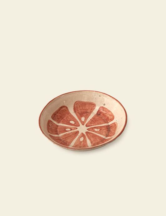 Orange Fruit Ceramic Deep Plate