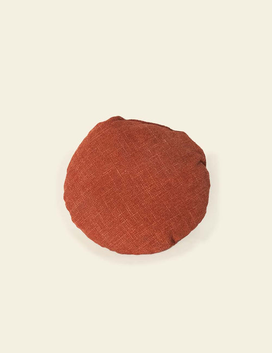 Orange Round Pillow