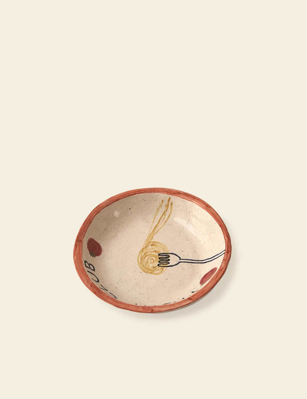 Pasta Club Ceramic Deep Plate