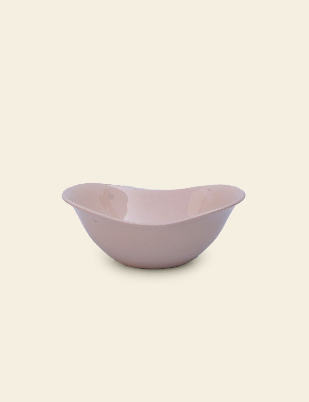 Peach-Colored Serving Bowl