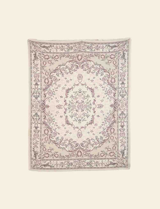 Pink & White Rug