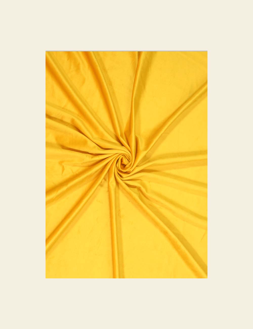 Plain Yellow Cotton Lawn Fabric