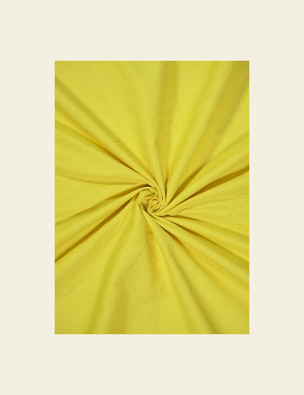 Plain Yellow Lawn Fabric