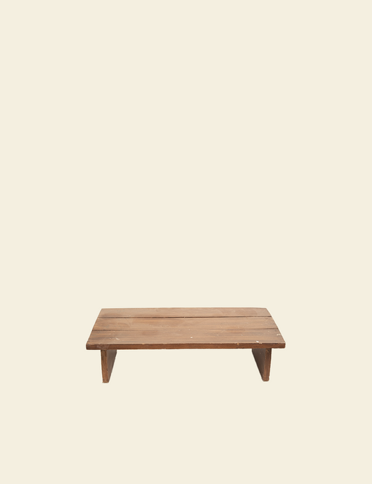 Rectangular Wood Floor Table