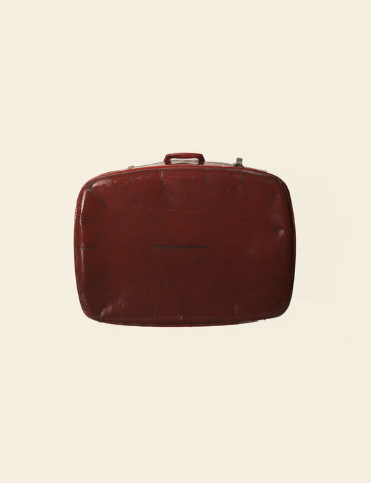 Vintage Red Suitcase