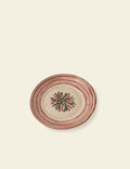 Red Rings Ceramic Plate