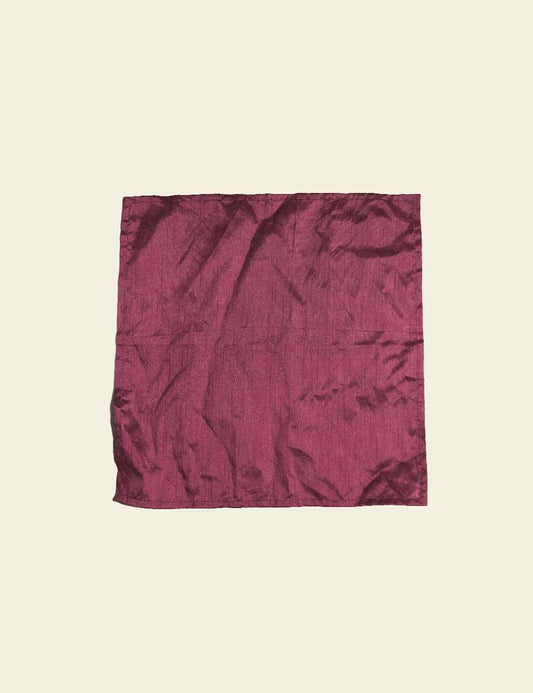 Rose Red Silk Cushion Cover