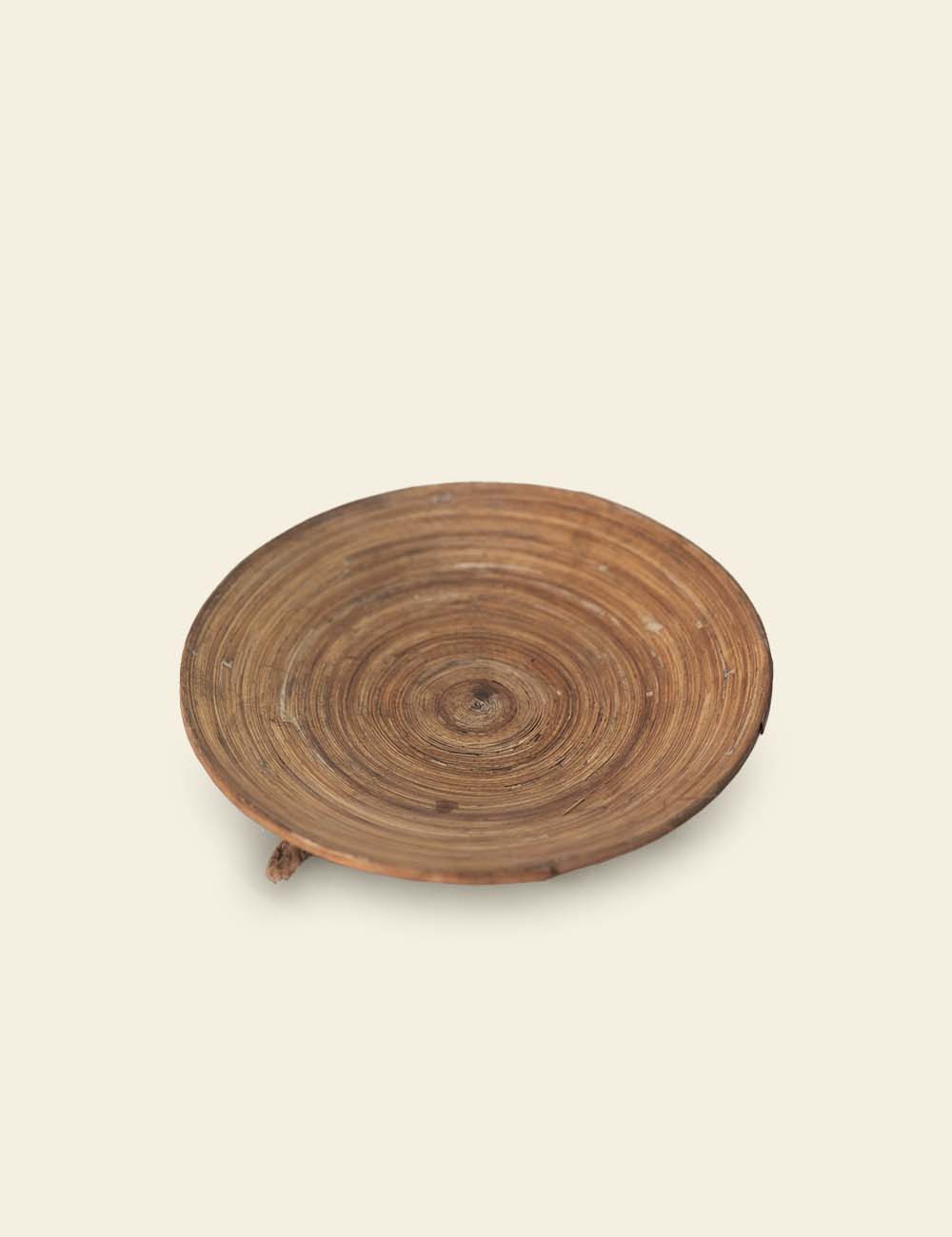 Round Wood Plate