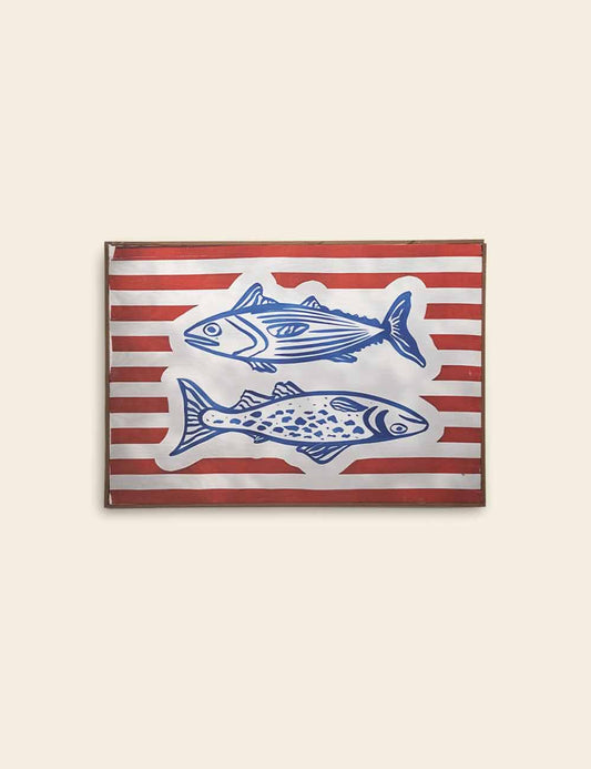 Salmon Illustration Painting
