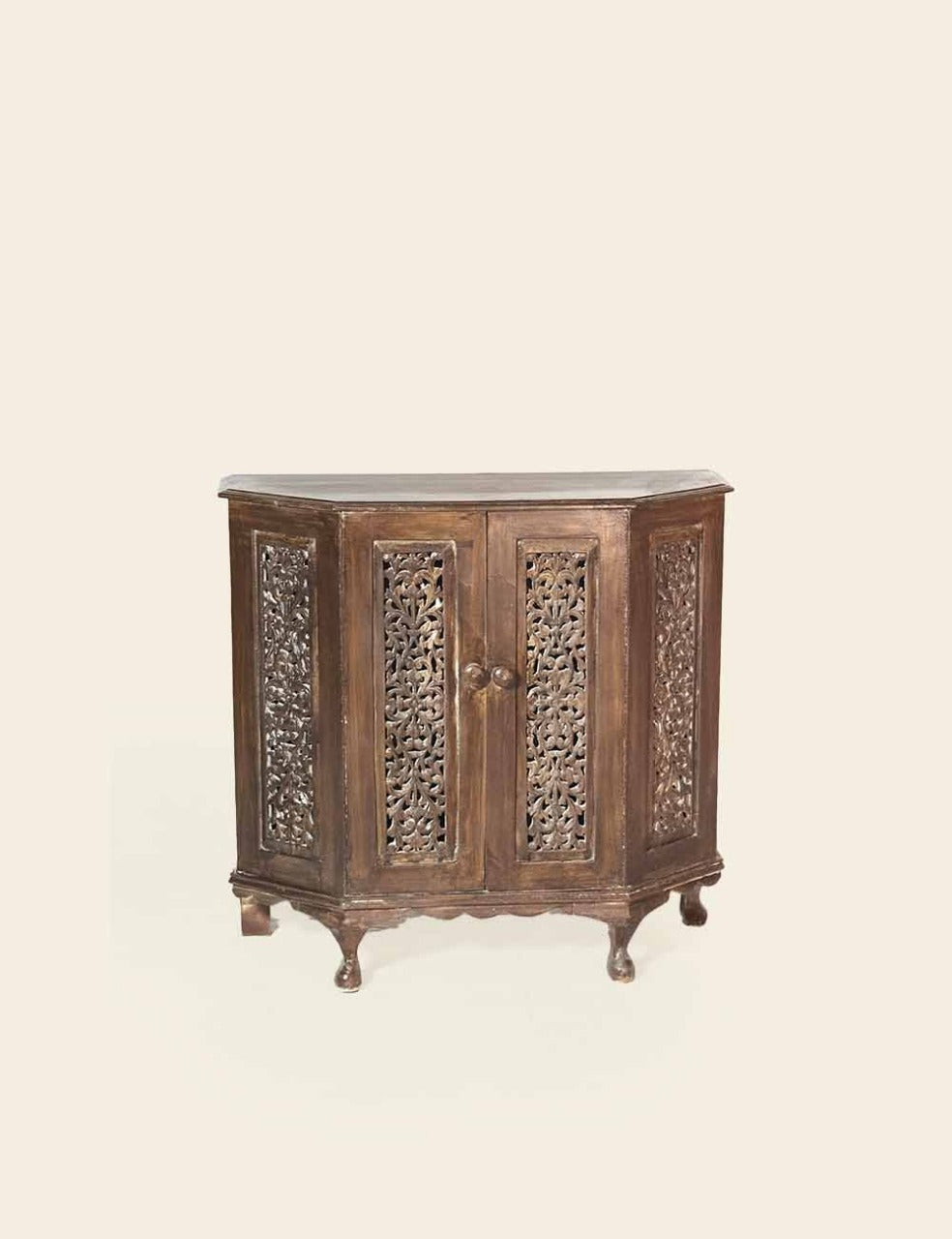Sheesham Handcarved Console