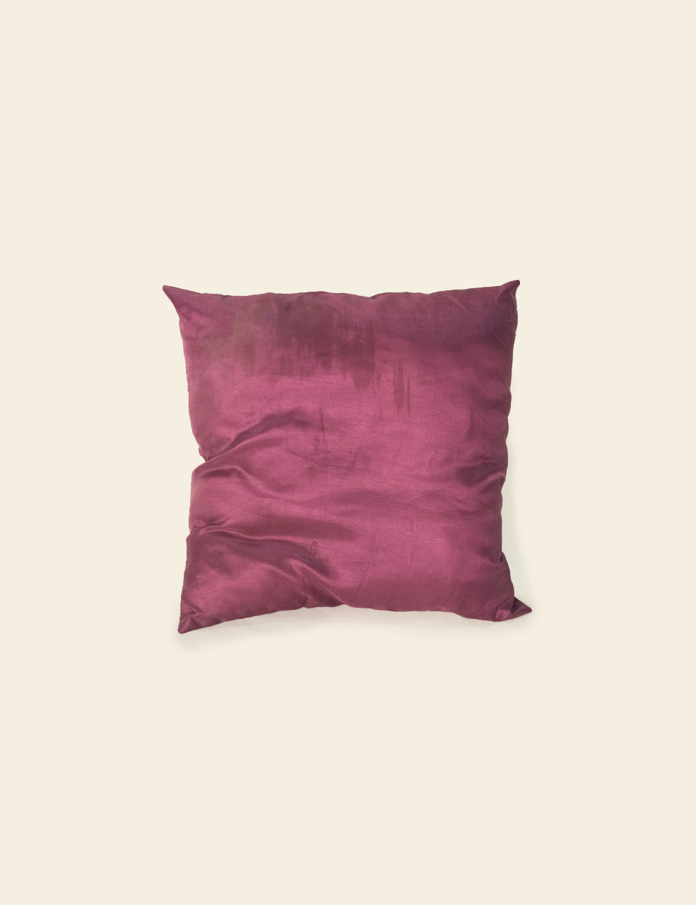 Shocking Pink Raw Silk Cushion