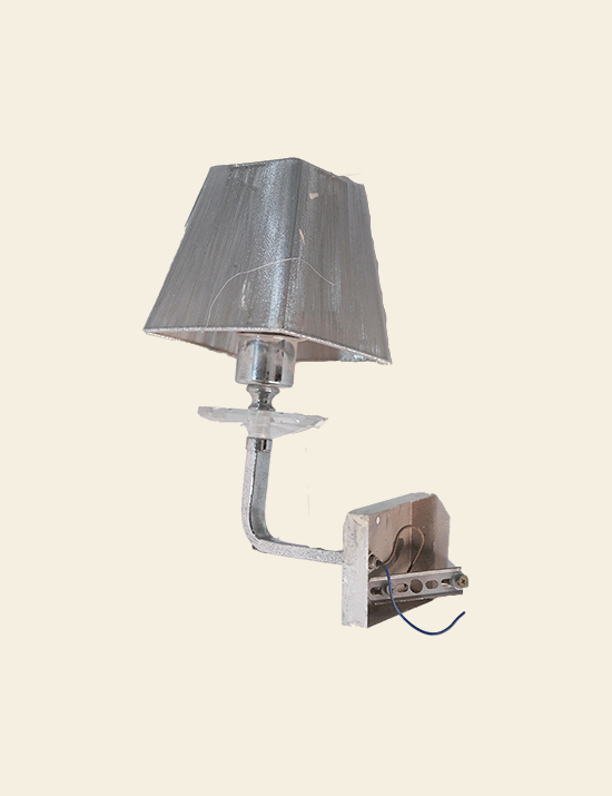 Silver Wall Sconce Lamp