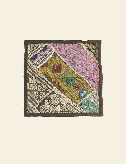 Sindhi Embroidered Cushion Cover