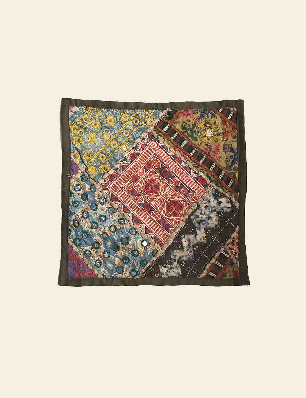 Sindhi Embroidered Cushion Cover