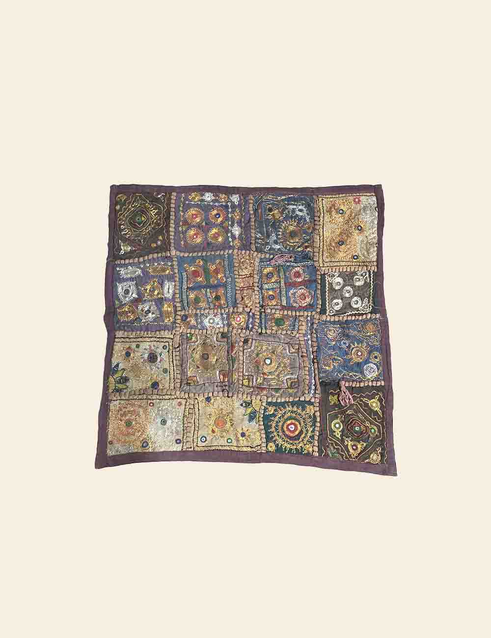 Sindhi Embroidered Cushion Cover