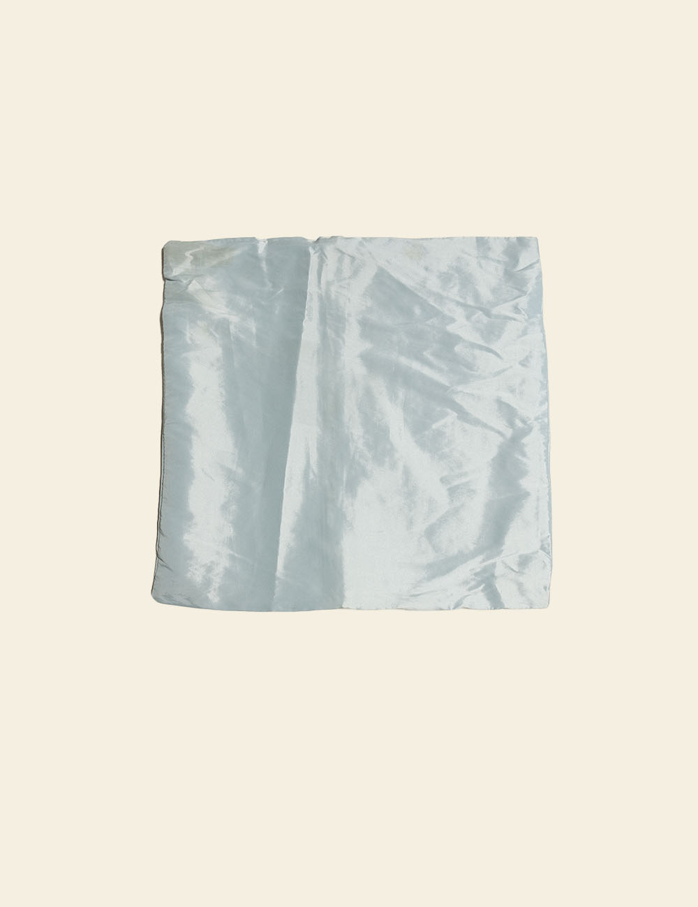 Sky Blue Silk Cushion Cover