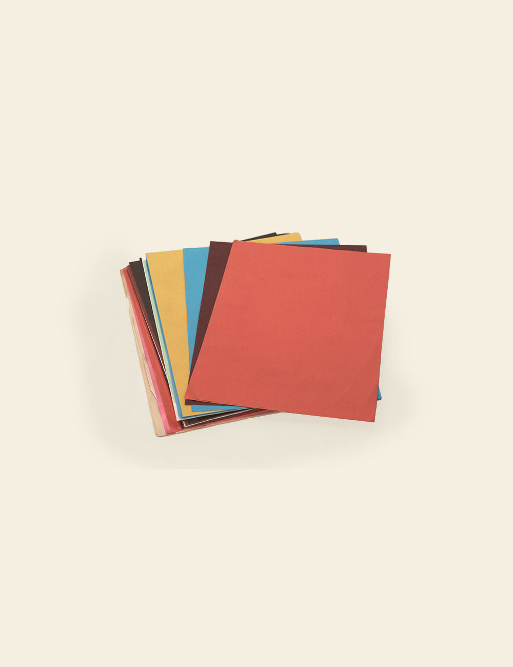 Stack of Colorful Papers