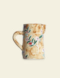 Staffordshire Hand Painted Ceramic Pitcher