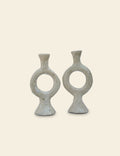 Stoneware Candleholder