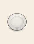 Stoneware Plate White Black