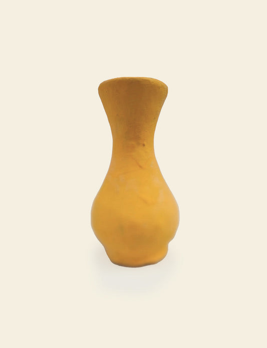 Terracotta Clay Long Neck Vase