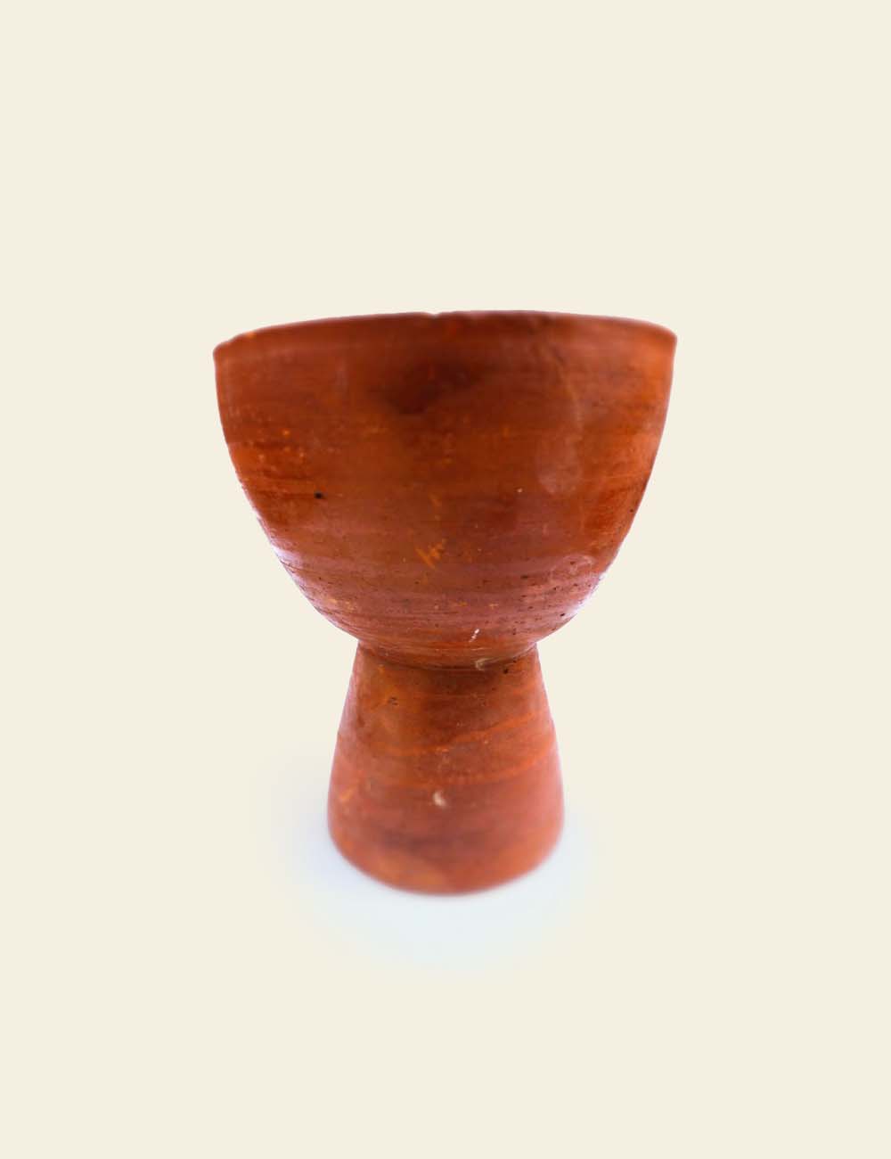 Terracotta Torch Head Vase