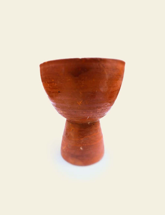 Terracotta Torch Head Vase